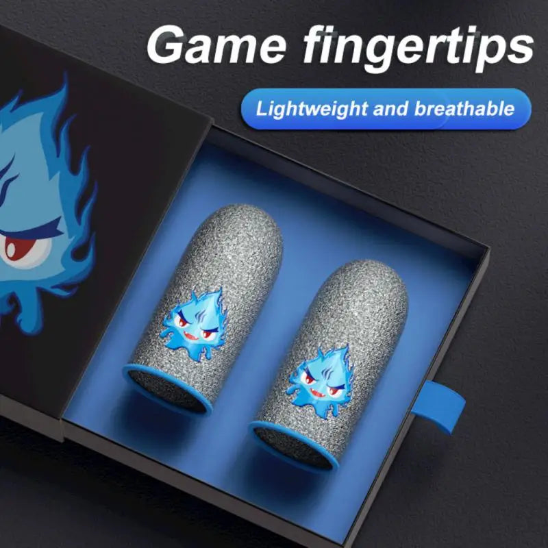 1Pair Finger Cover Suitable for PUBG Mobile Game Finger Cover Breathable Game Controller Touch Screen Game Thumb Gloves