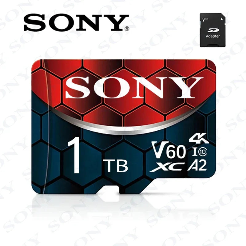 New Sony TF Memory Card 2TB High Speed Micro SD Card 1TB 512GB 256GB 128GB A2 U3 V60 SD TF Flash Cards for Xiaomi Phone Computer