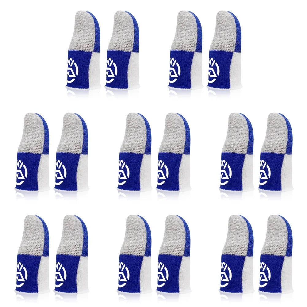1-20Pairs Mobile Finger Sleeve Breathable Thumb Gloves Sweatproof Anti Slip Touch Screen Controller Finger Cover for PUBG Game