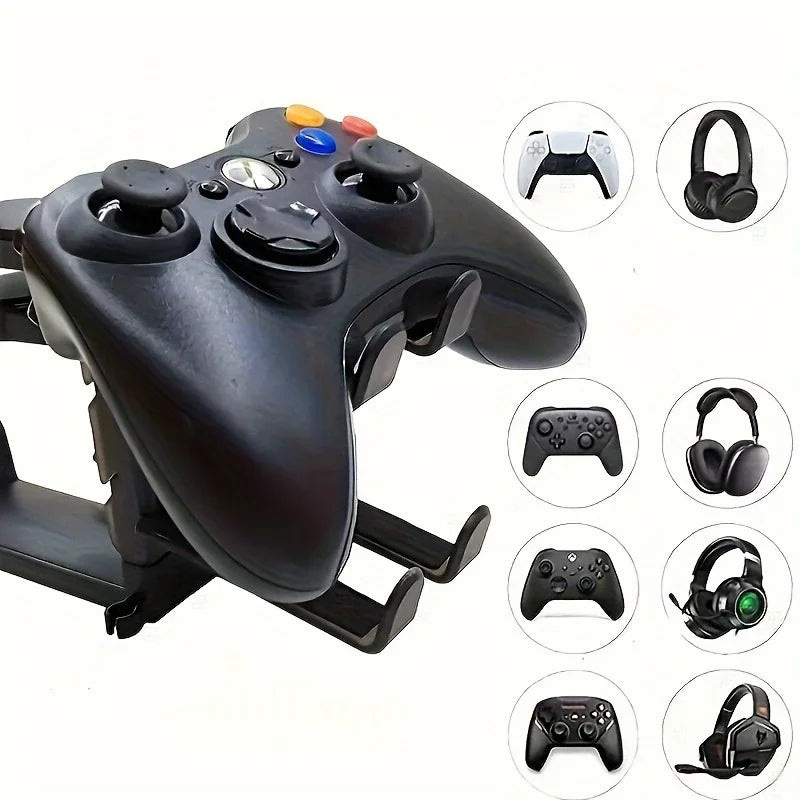 Gamepad Hook Holder Game Stand Organizer Clamp-on Desktop Headphone Stand for Sony PS5 PS4 X Box Nintendo Switch Controller