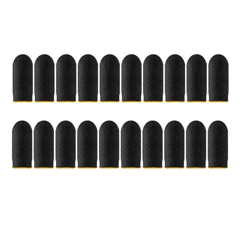 40pcs Mobile Game Fingertip Gloves For PUBG Gamer Sweatproof Anti-slip Touch Screen Finger Sleeve Breathable Gaming Finger Cover