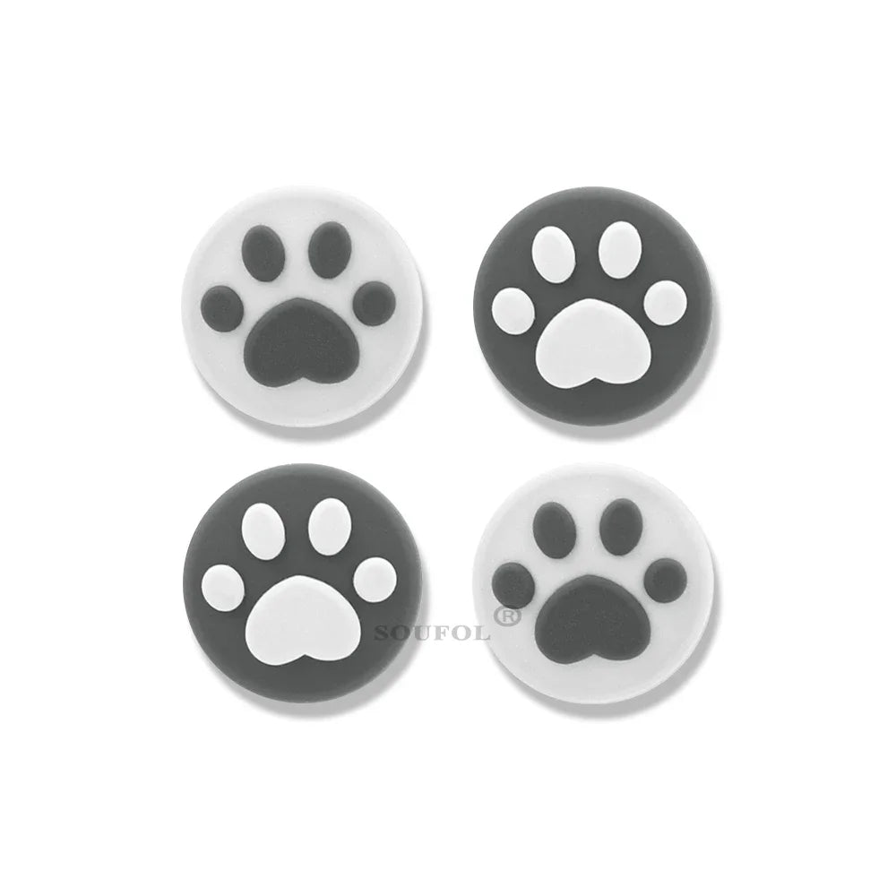 4pcs Silicone Soft Thumb Stick Grip Cap Joystick Cover For Psvita PS Vita PSV 1000 Fat/2000 Slim Protector Case Game Accessories