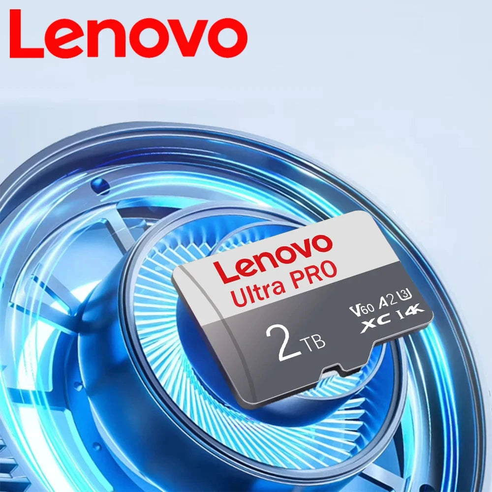 Lenovo High Speed Micro SD 2TB 1TB 512GB 256GB Memory Card UP TO 100MB/s U3 128GB TF Card for USB Card Reader Adapter Micro sd