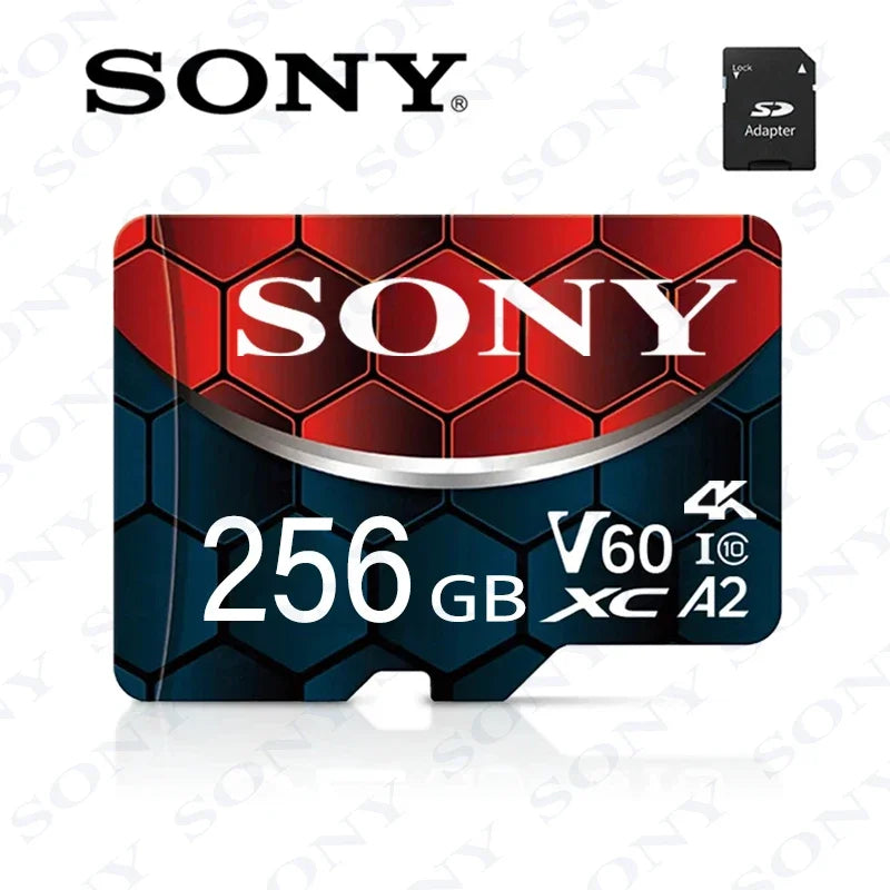New Sony TF Memory Card 2TB High Speed Micro SD Card 1TB 512GB 256GB 128GB A2 U3 V60 SD TF Flash Cards for Xiaomi Phone Computer