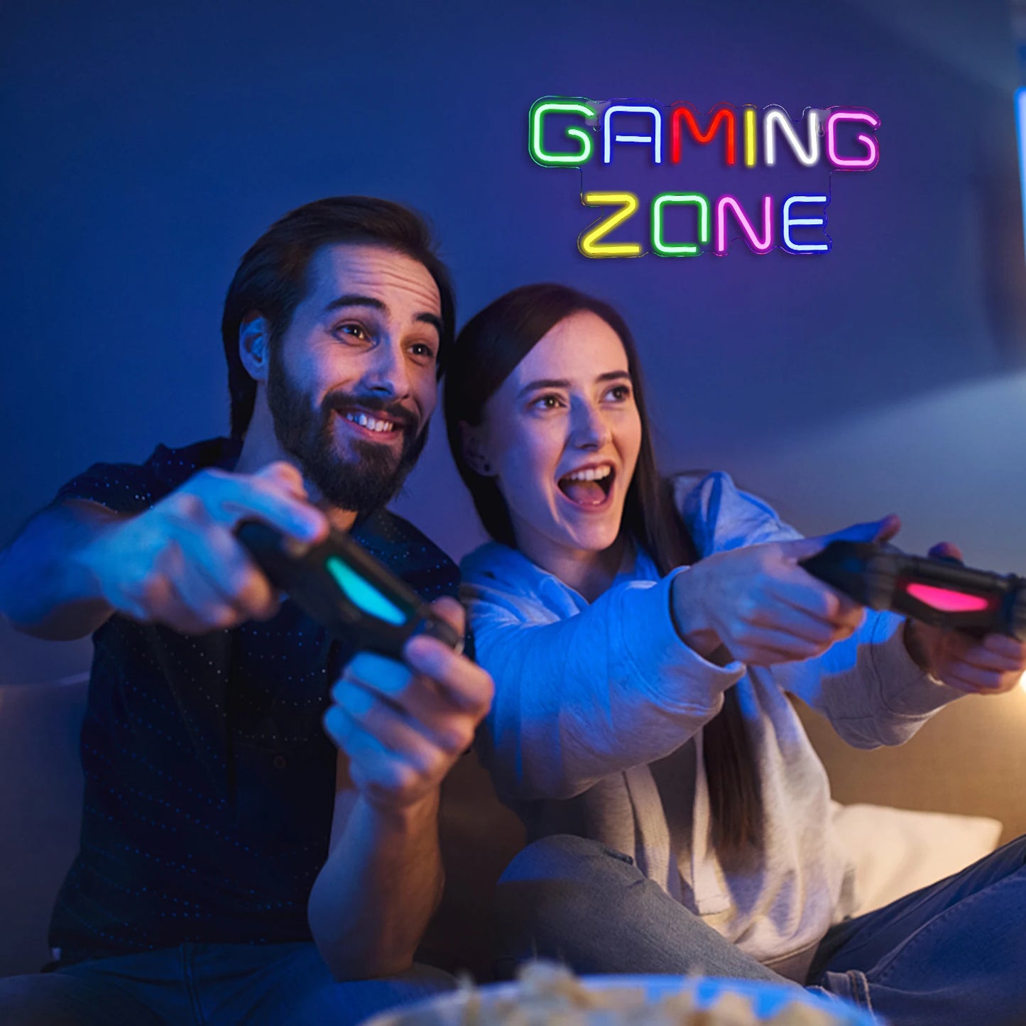 Game Room Neon Sign Led Lights Up Sign Home Gaming Lighting For Men Cave Game Room Party Birthday Bedroom Decoration Light Gifts