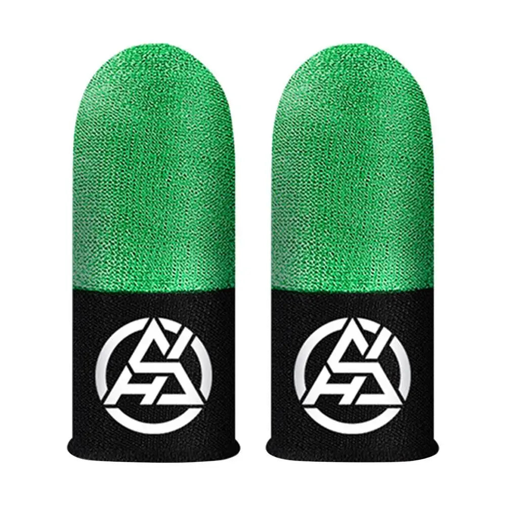 2 Pcs Mobile Game Fingertip Gloves Breathable Sweatproof Touch Screen Gaming Finger Sleeves Mobile Touch Glove For Gamer