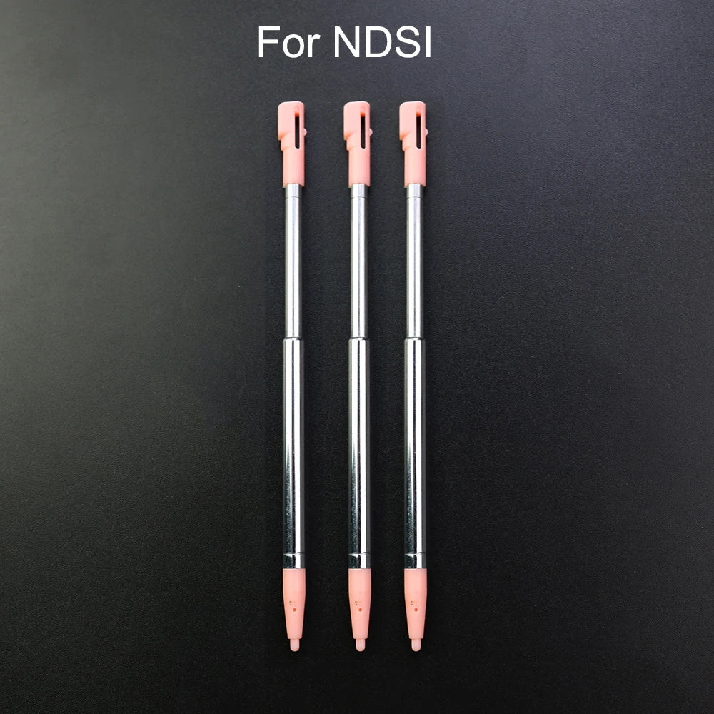3PCS Plastic Stylus Touch Screen Metal Telescopic Stylus Pen for Nintendo 3DS XLNDSI NDSL NDS New 2DS XL LL 2DS 3DS