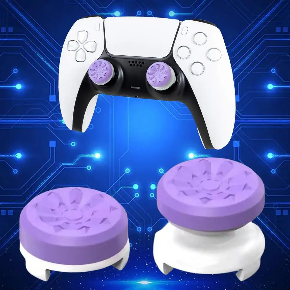 2pcs Video Games Silicone Thumb Grip for Ps5 ps4 For Playstation 5 Joystick Booster Caps Video Game Controller Accessories