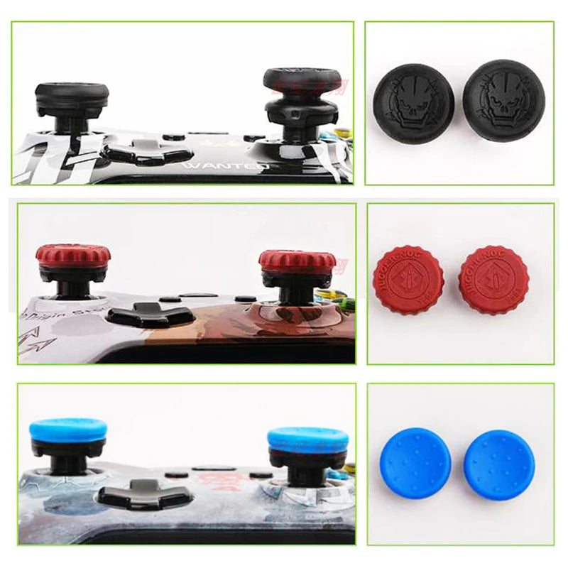 Silicone Gaming Controller Thumbstick Grip Cap Joystick Cap Anti-Slip Joystick Cover For Playstation 5 XBOX PS4 PS5 Accessories