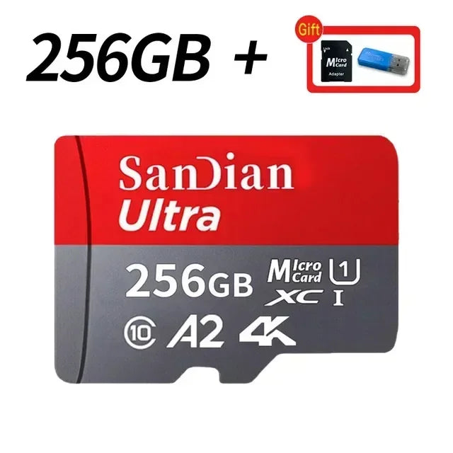 Original Memory Card 512GB 256GB 128GB Flash TF Card Micro TF/SD Cards High Speed Memory Storage Device for PC/Laptop/Phone/MAC