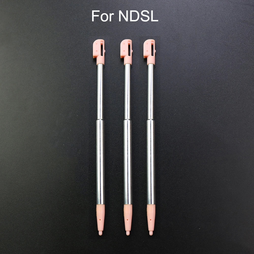 3PCS Plastic Stylus Touch Screen Metal Telescopic Stylus Pen for Nintendo 3DS XLNDSI NDSL NDS New 2DS XL LL 2DS 3DS