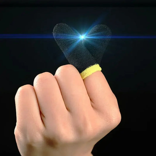 1 Pair For PUBG Mobile Games Gaming Finger Sleeve Breathable Fingertips Cover