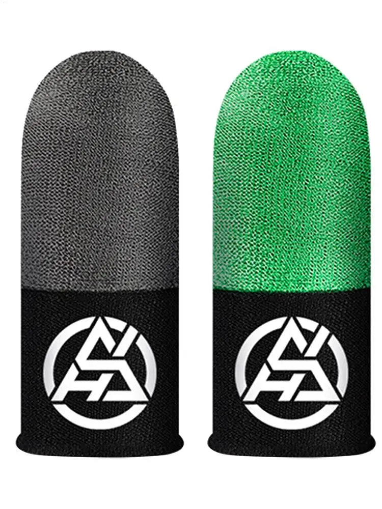 2 Pcs Mobile Game Fingertip Gloves Breathable Sweatproof Touch Screen Gaming Finger Sleeves Mobile Touch Glove For Gamer