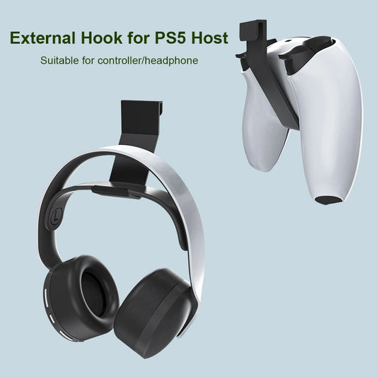 2pcs Headphone Headset Stand Hanger Controller Holder Hook Gaming Headset Stand Earphone Display Rack for PS5 Accessories
