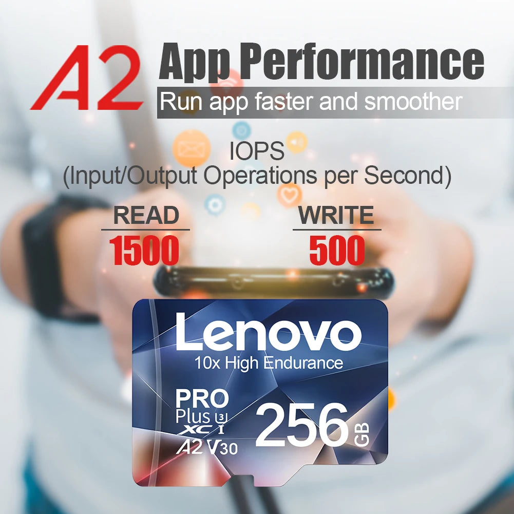 Lenovo 2TB High Speed SD Card 128GB Class 10 V60 1TB Mini Memory Card 512GB Micro TF SD Card 256GB TF Card For Nintendo Switch
