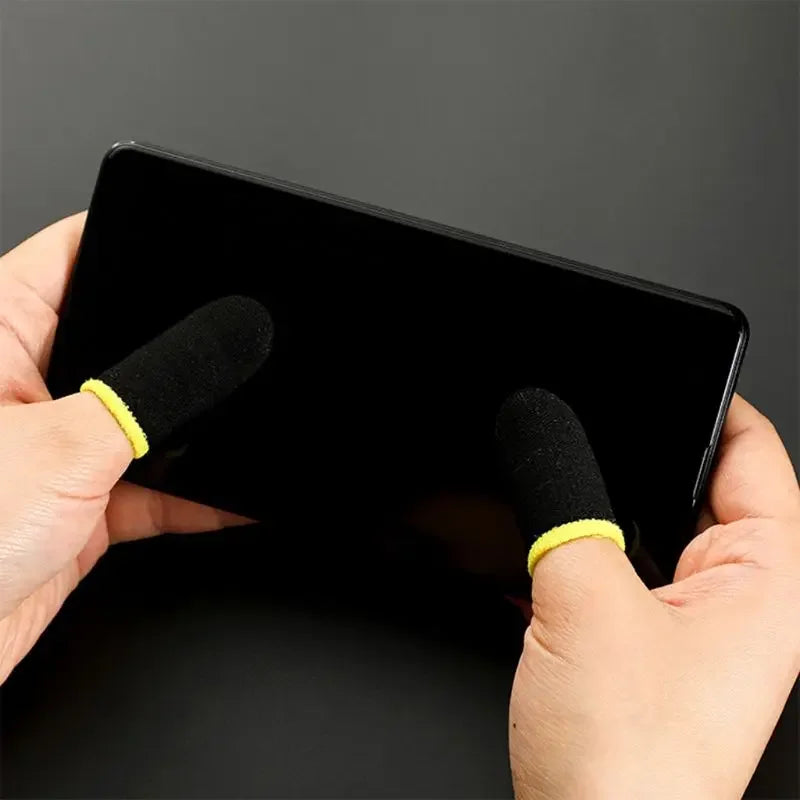 1 Pair For PUBG Mobile Games Gaming Finger Sleeve Breathable Fingertips Cover