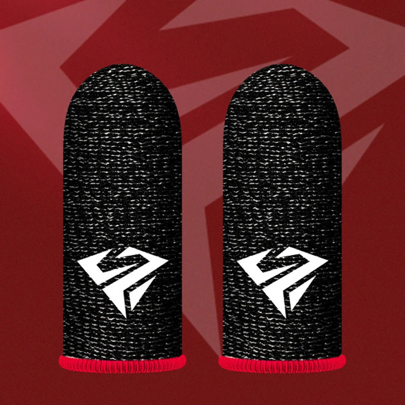 2 Pcs Game Fingertip Gloves Sweatproof Anti-slip gamer thimbles Touch Screen Finger Sleeve Breathable  Fingertip Cover For Gamer