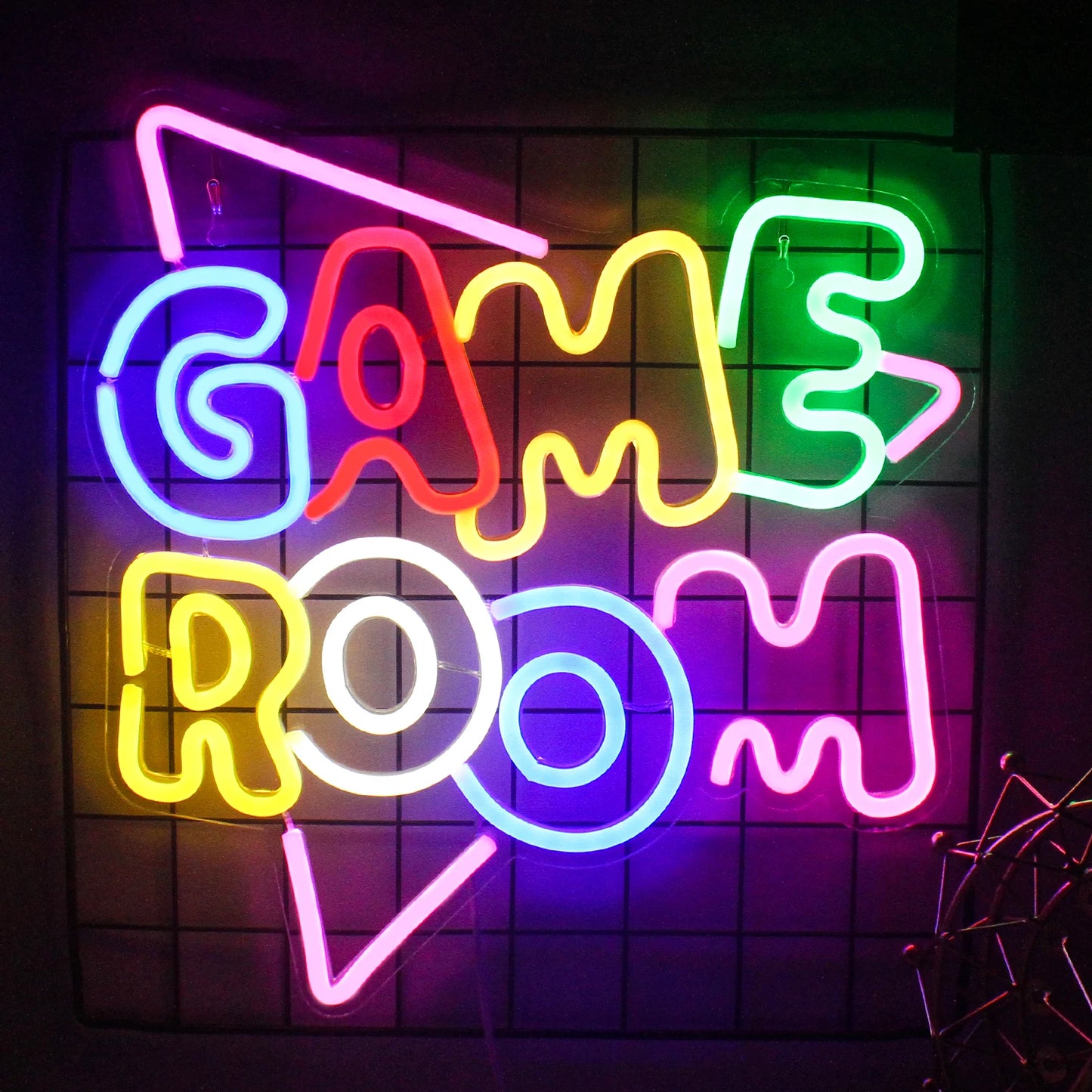 Game Room Neon Sign Led Lights Up Sign Home Gaming Lighting For Men Cave Game Room Party Birthday Bedroom Decoration Light Gifts