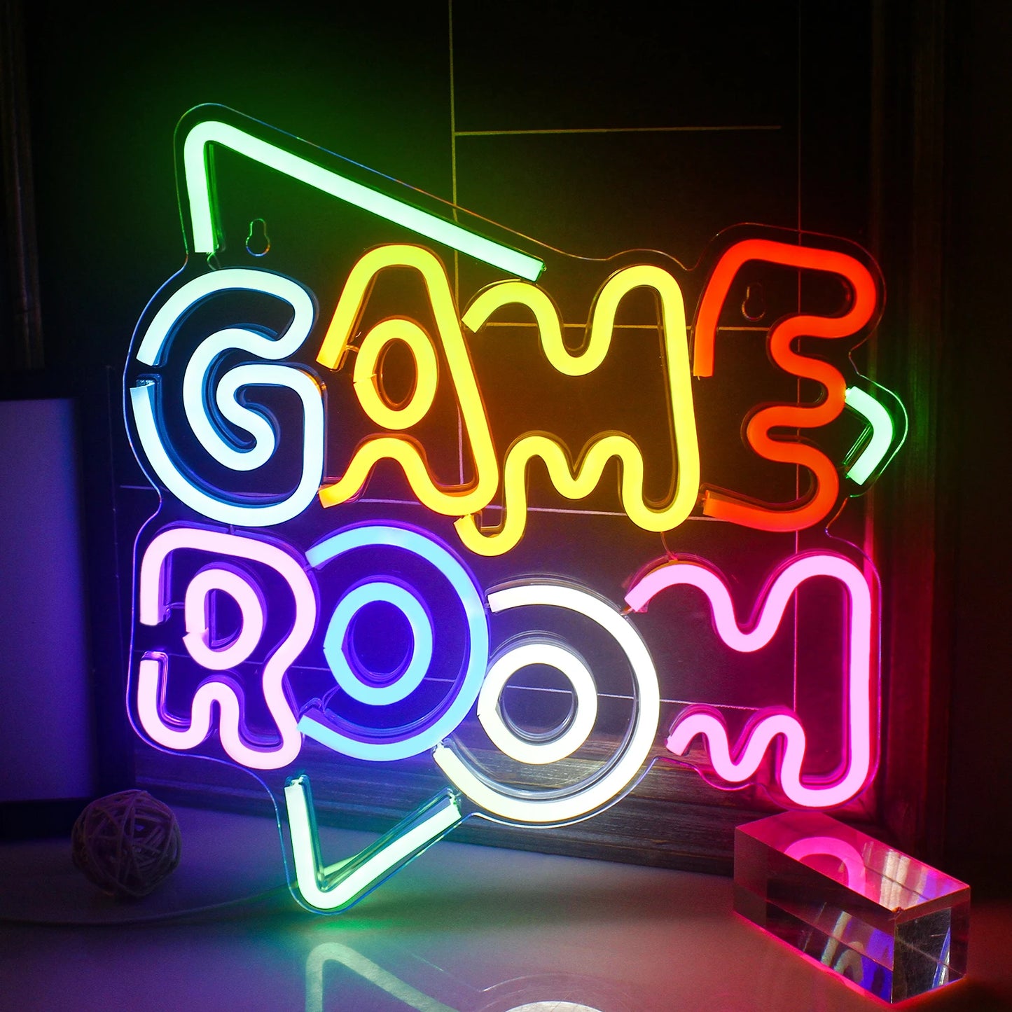 Game Room Neon Sign Led Lights Up Sign Home Gaming Lighting For Men Cave Game Room Party Birthday Bedroom Decoration Light Gifts
