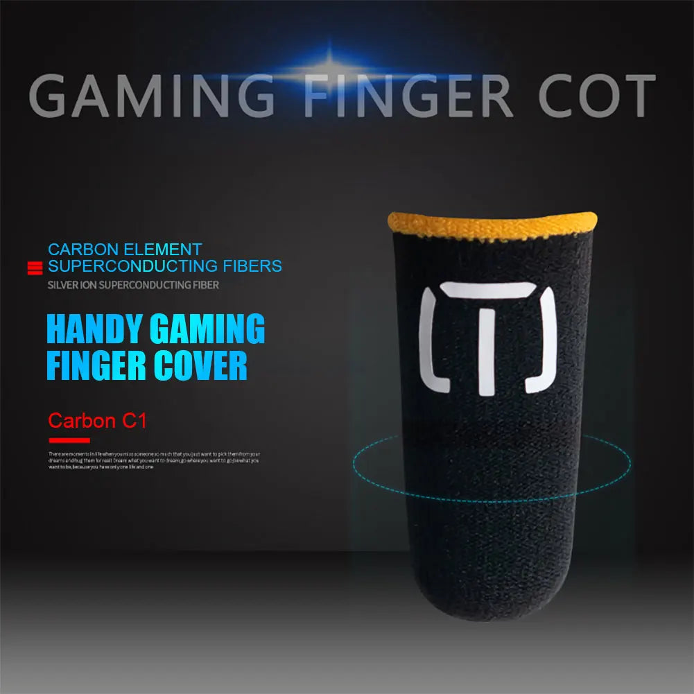 100-10PCS Finger Cover Game Controller For PUBG Sweatproof Anti-slip Fingertip Cover Thumb Gloves For Mobile Game