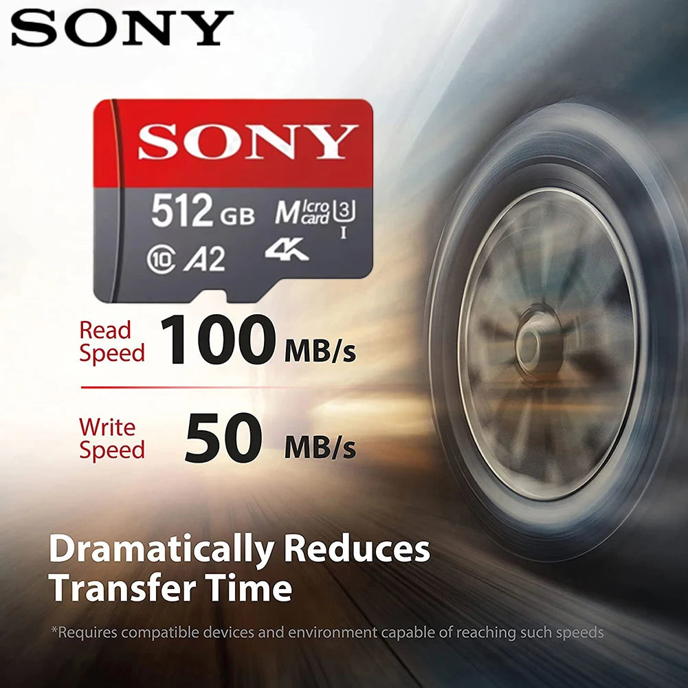 SONY Ultra Micro TF SD Card 1024GB High Speed C10 U3 V30 Memory Card For Drones Cameras SD Card 512GB 256GB 128GB TF Flash Card