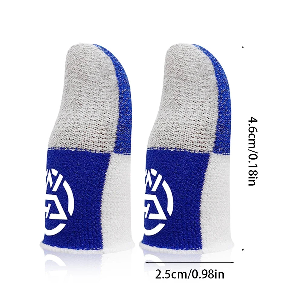 1-20Pairs Mobile Finger Sleeve Breathable Thumb Gloves Sweatproof Anti Slip Touch Screen Controller Finger Cover for PUBG Game