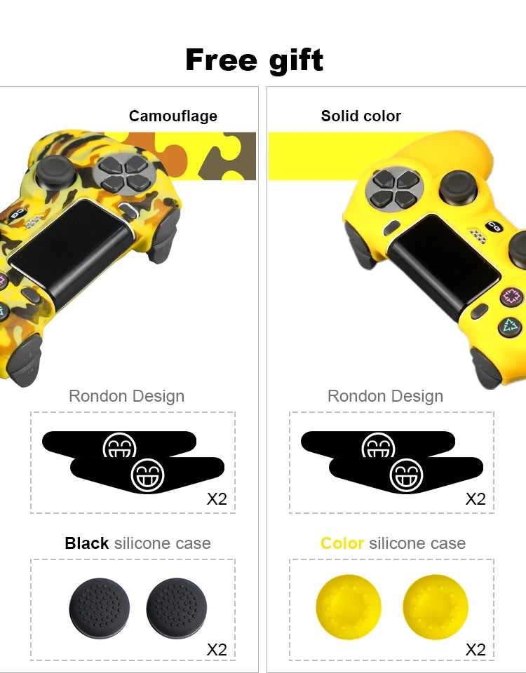 For SONY Playstation 4 PS4 Controller Protection Case Soft Silicone Gel Rubber Skin Cover For PS4 Pro Slim Gamepad