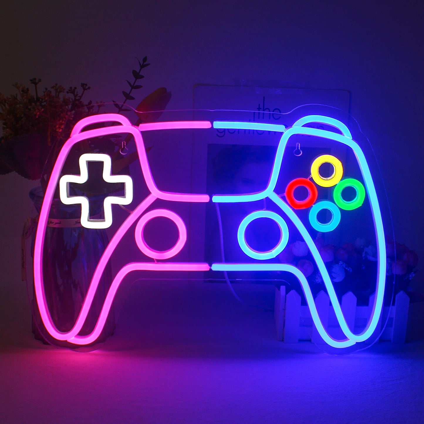 Game Room Neon Sign Led Lights Up Sign Home Gaming Lighting For Men Cave Game Room Party Birthday Bedroom Decoration Light Gifts