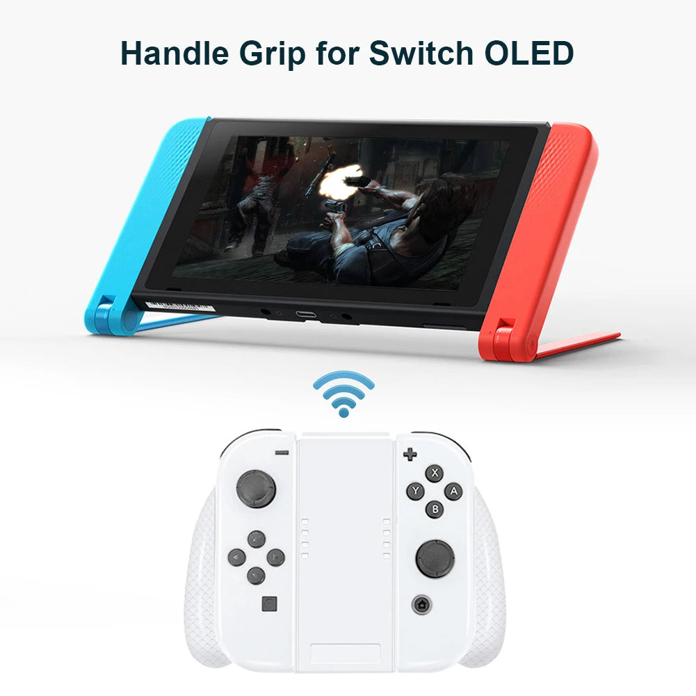 Controller Grip Handle Comfortable Gamepad Joypad Support Bracket Gaming Holder Joystick Accessories For Nintendo Switch OLED