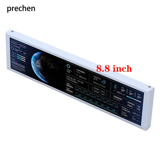 Long strip display mobile phone and computer expansion screen 8.8 inch host temperature controlled touch screen