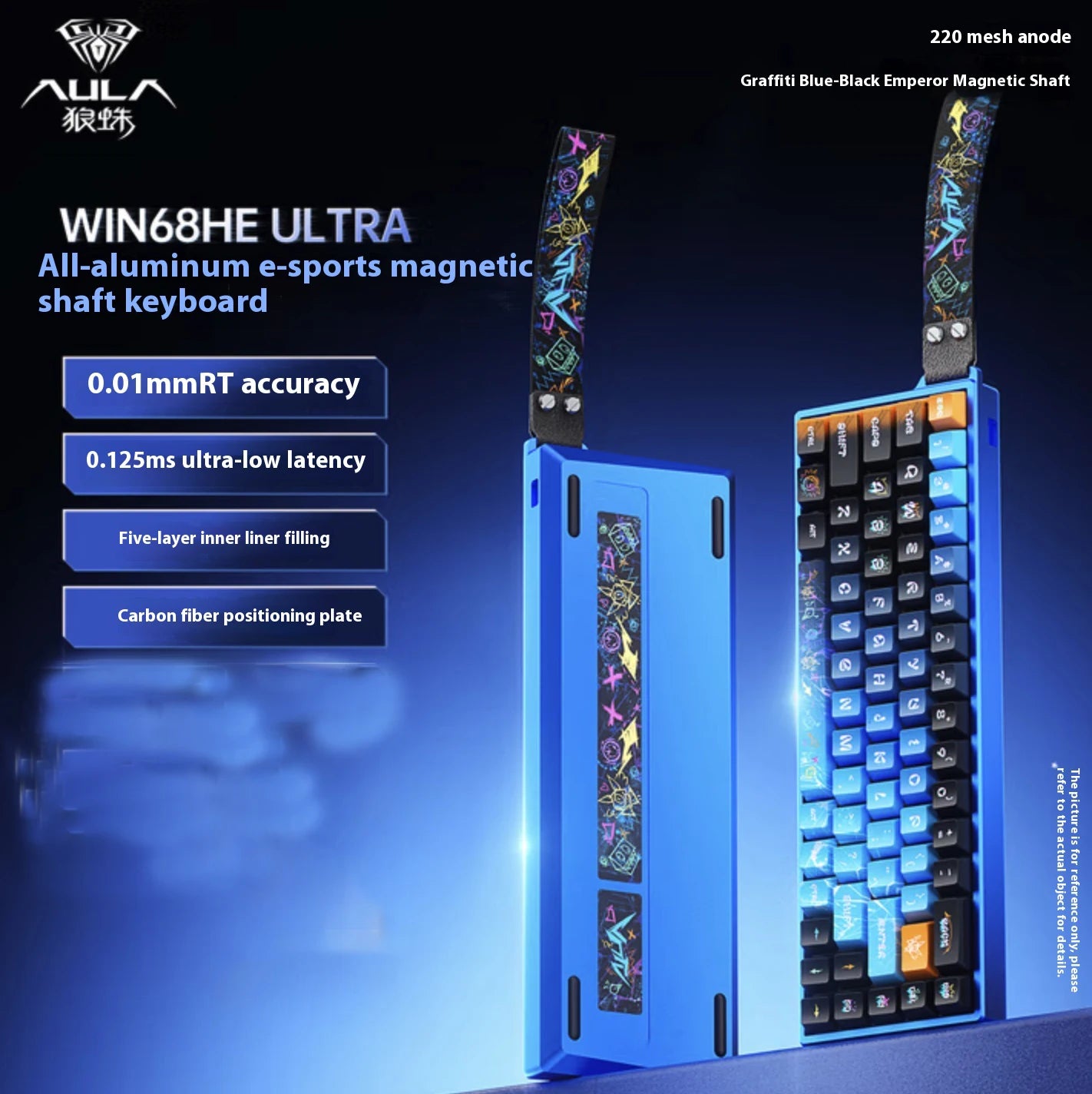 Aula Win60 Win68 He Magnetic Switch Keyboards 8K Gaming Mechanical Keyboard Wired Esports RGB Light Hot-Swap For Pc Gamer Gift