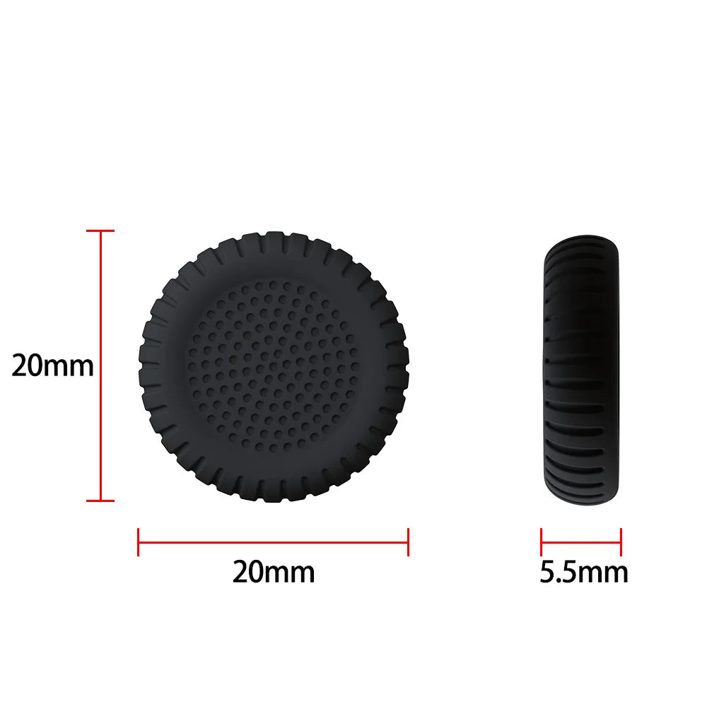 4pcs Soft Silicone Joystick Thumb Grips Protector Rocker Cap for Switch 2 Joy Con Controller Video Game Accessories