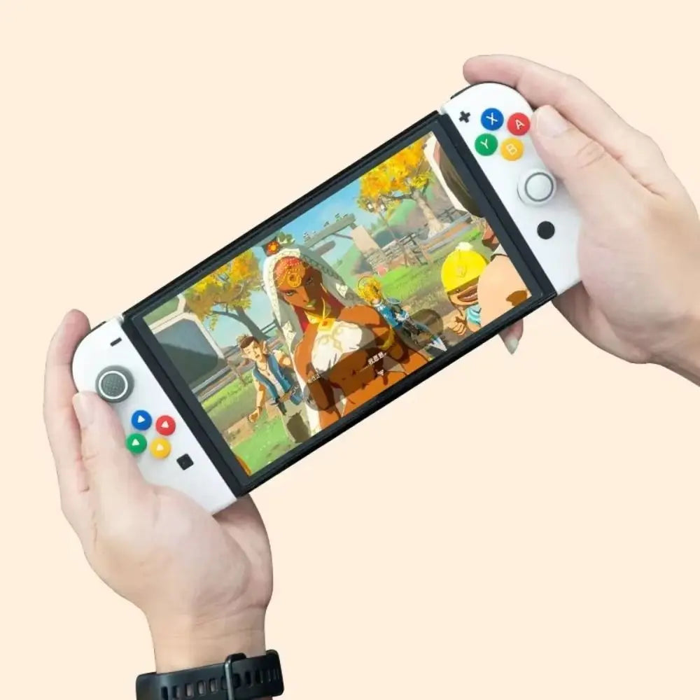 Fashion Silicone D-pad Cross Button Colourful Durable Skin Case Soft ABXY Key Sticker for Switch Oled NS Joy-con