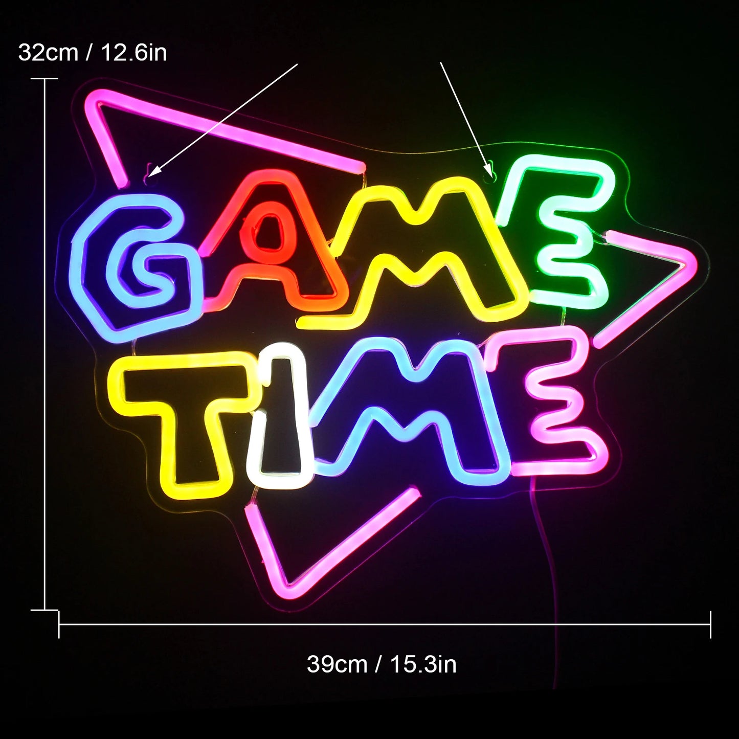 Game Room Neon Sign Led Lights Up Sign Home Gaming Lighting For Men Cave Game Room Party Birthday Bedroom Decoration Light Gifts