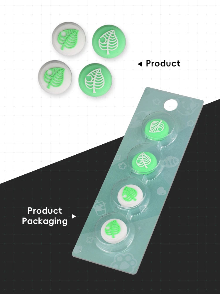 Data Frog 4pc Thumb Stick Grip Cap for R36S RGB30 Retro Handheld Switch Oled NS Lite Joy Con Controller Cover Protector