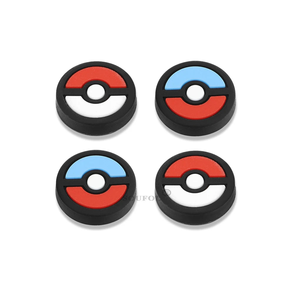 4pcs Silicone Soft Thumb Stick Grip Cap Joystick Cover For Psvita PS Vita PSV 1000 Fat/2000 Slim Protector Case Game Accessories