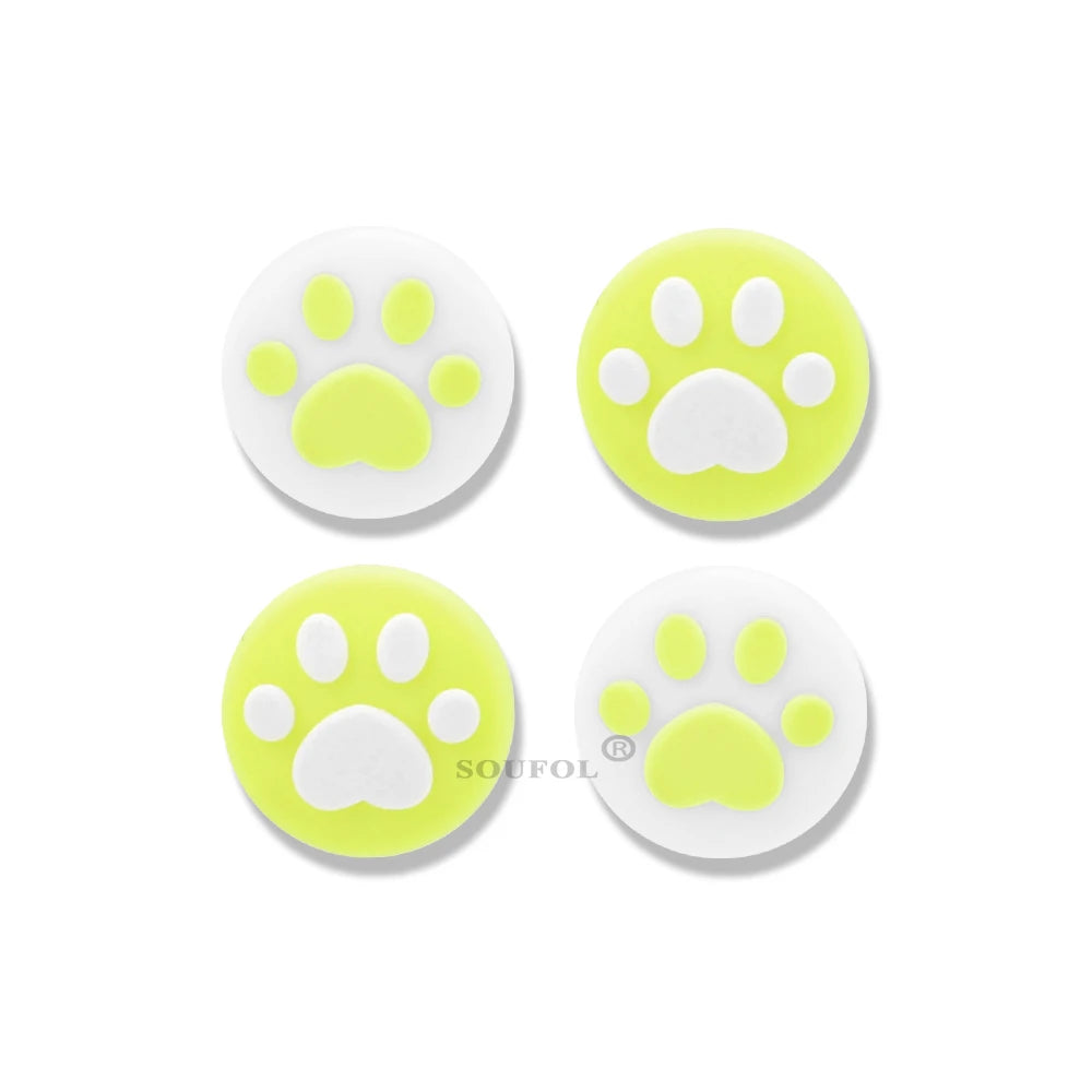 4pcs Silicone Soft Thumb Stick Grip Cap Joystick Cover For Psvita PS Vita PSV 1000 Fat/2000 Slim Protector Case Game Accessories