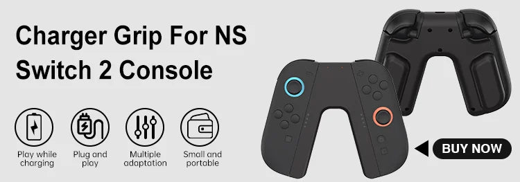 2Pcs Joy-Con Grips For Nintendo Switch 2 Joypad Hand Grip Stand Controller Gamepad Holder Bracket For NS Switch 2 Accessories