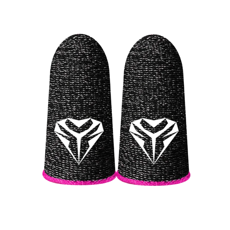 1pair=2pcs Phone Gaming Finger Sleeves Game Hand Controller Gloves Anti Sweat Breathable Seamless Touchscreen Finger Cover