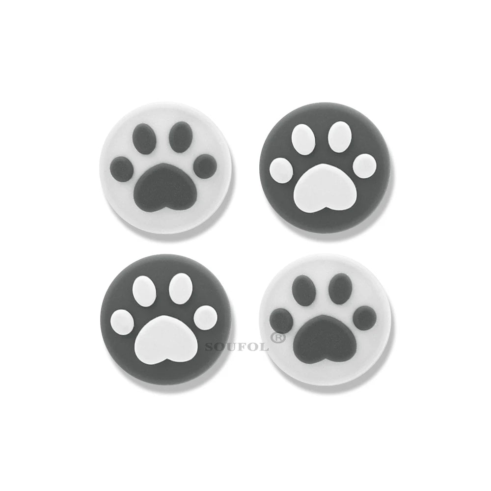 4pcs Silicone Soft Thumb Stick Grip Cap Joystick Cover For Psvita PS Vita PSV 1000 Fat/2000 Slim Protector Case Game Accessories