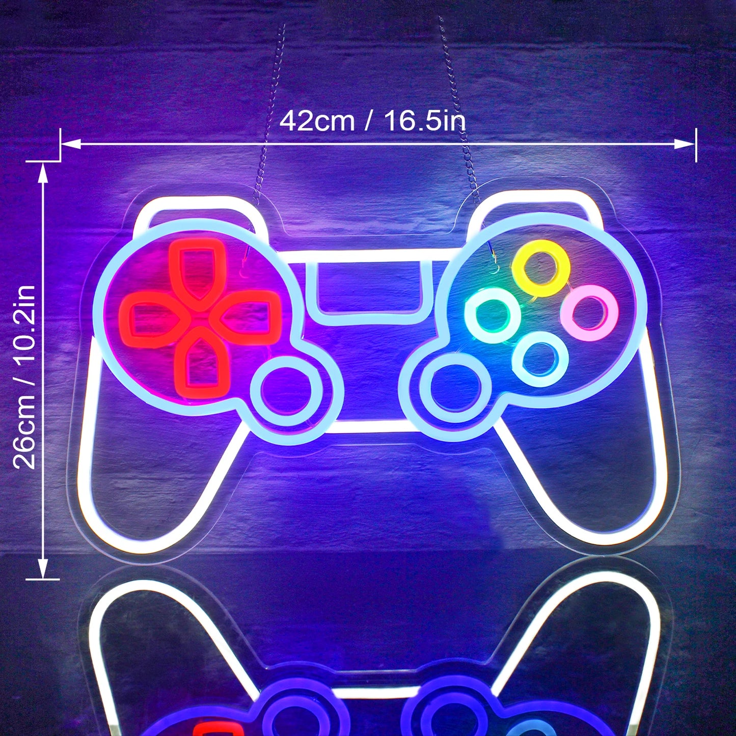 Game Room Neon Sign Led Lights Up Sign Home Gaming Lighting For Men Cave Game Room Party Birthday Bedroom Decoration Light Gifts