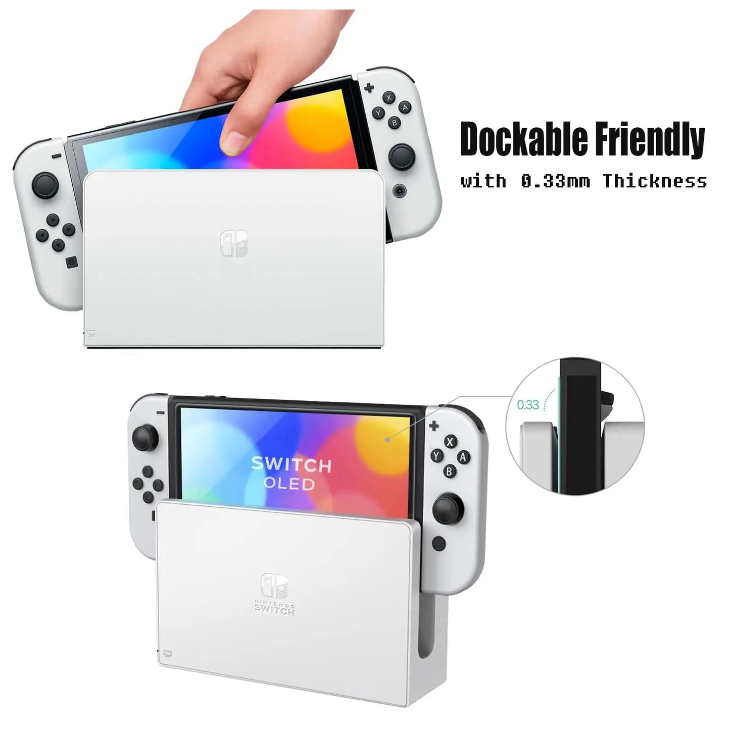 1/2/3PCS Protective Glass For Nintend Switch Tempered Glass Screen Protector for Nintendos Switch Oled Lite NS Accessories Film