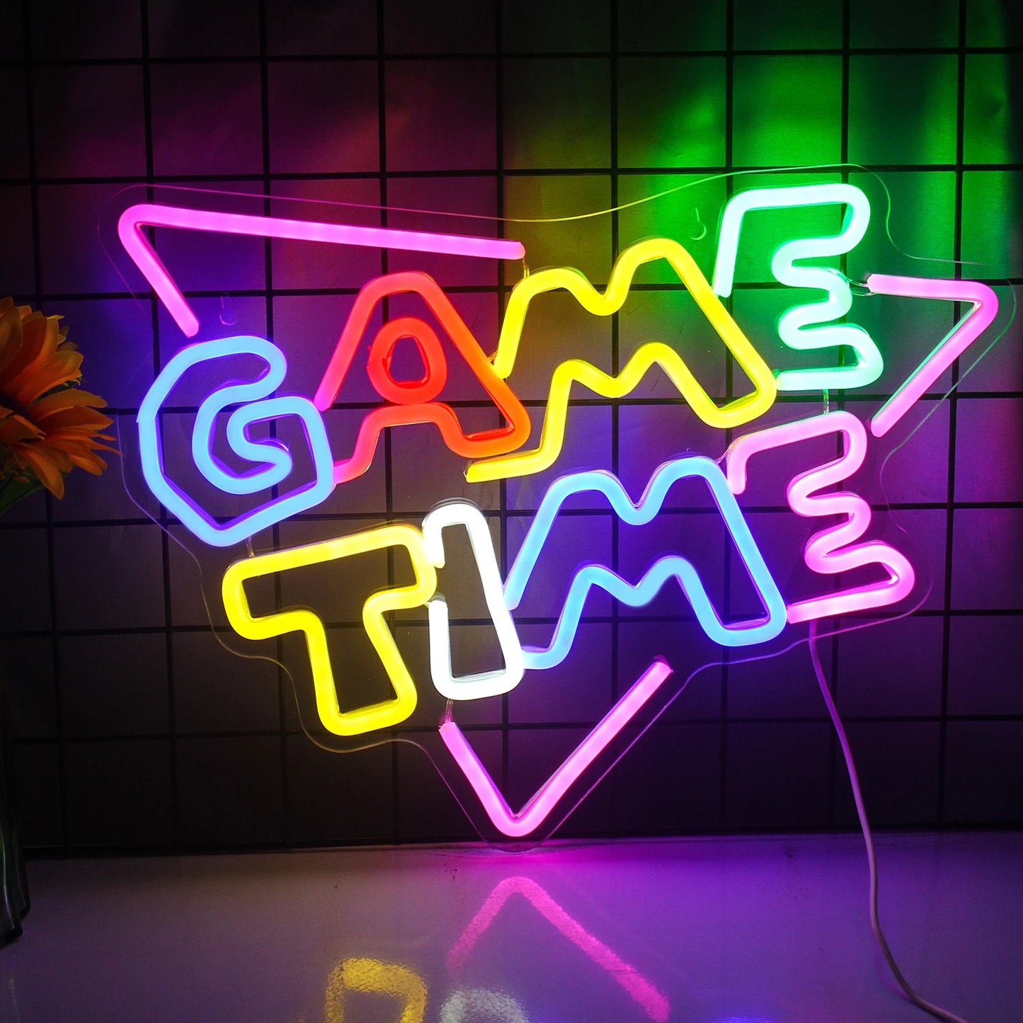 Game Room Neon Sign Led Lights Up Sign Home Gaming Lighting For Men Cave Game Room Party Birthday Bedroom Decoration Light Gifts