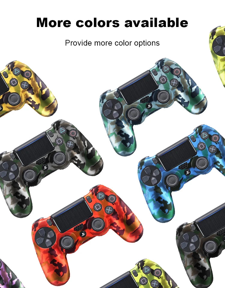 For SONY Playstation 4 PS4 Controller Protection Case Soft Silicone Gel Rubber Skin Cover For PS4 Pro Slim Gamepad