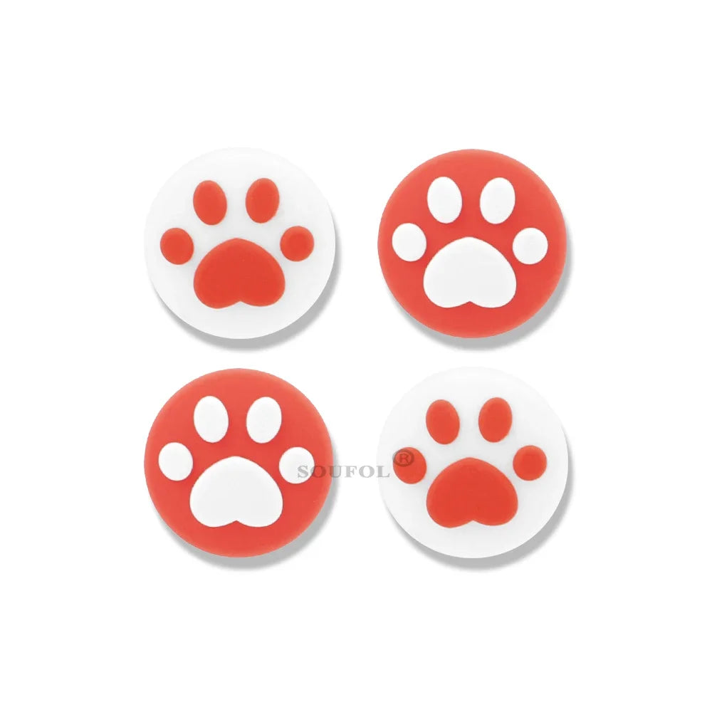 4pcs Silicone Soft Thumb Stick Grip Cap Joystick Cover For Psvita PS Vita PSV 1000 Fat/2000 Slim Protector Case Game Accessories