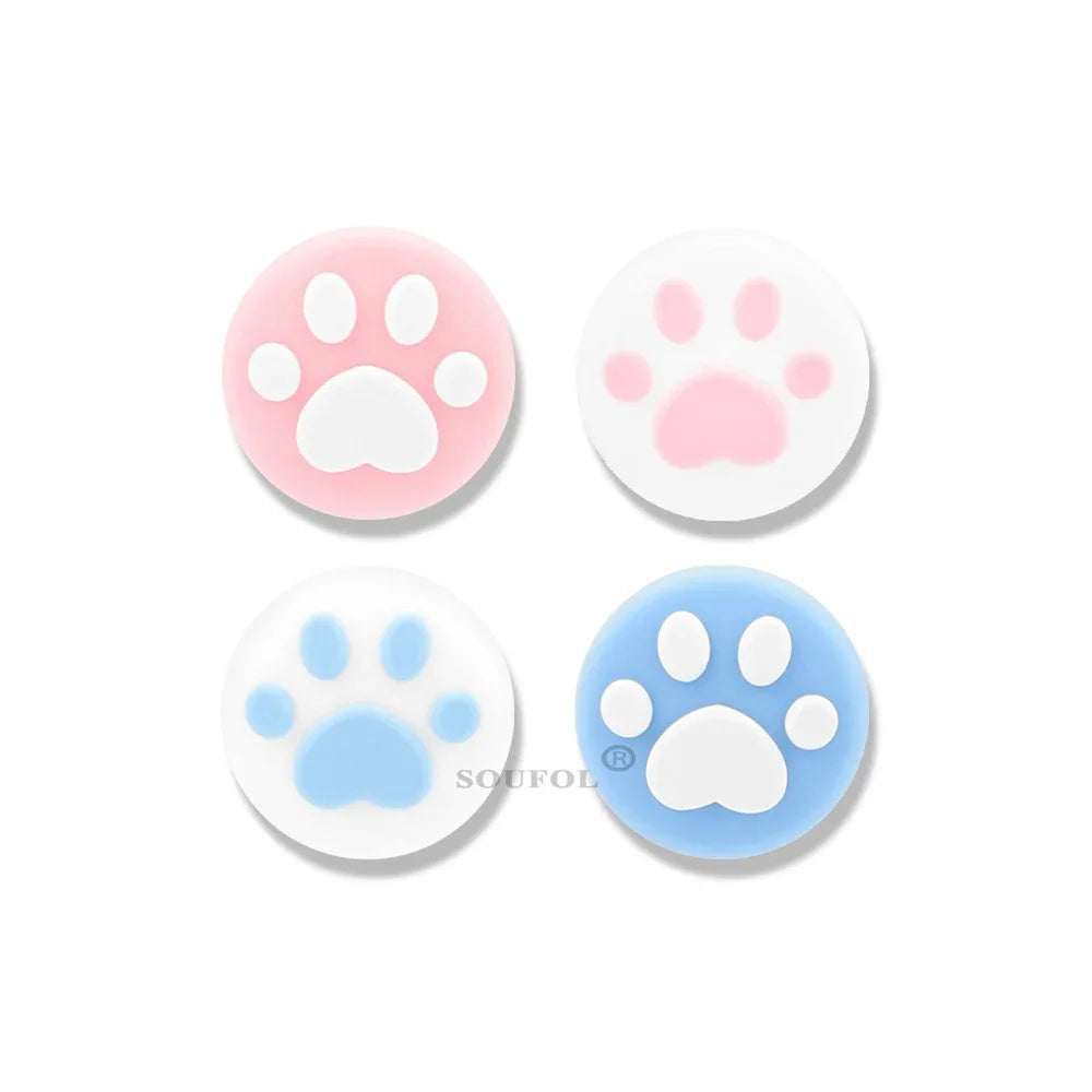 4pcs Silicone Soft Thumb Stick Grip Cap Joystick Cover For Psvita PS Vita PSV 1000 Fat/2000 Slim Protector Case Game Accessories