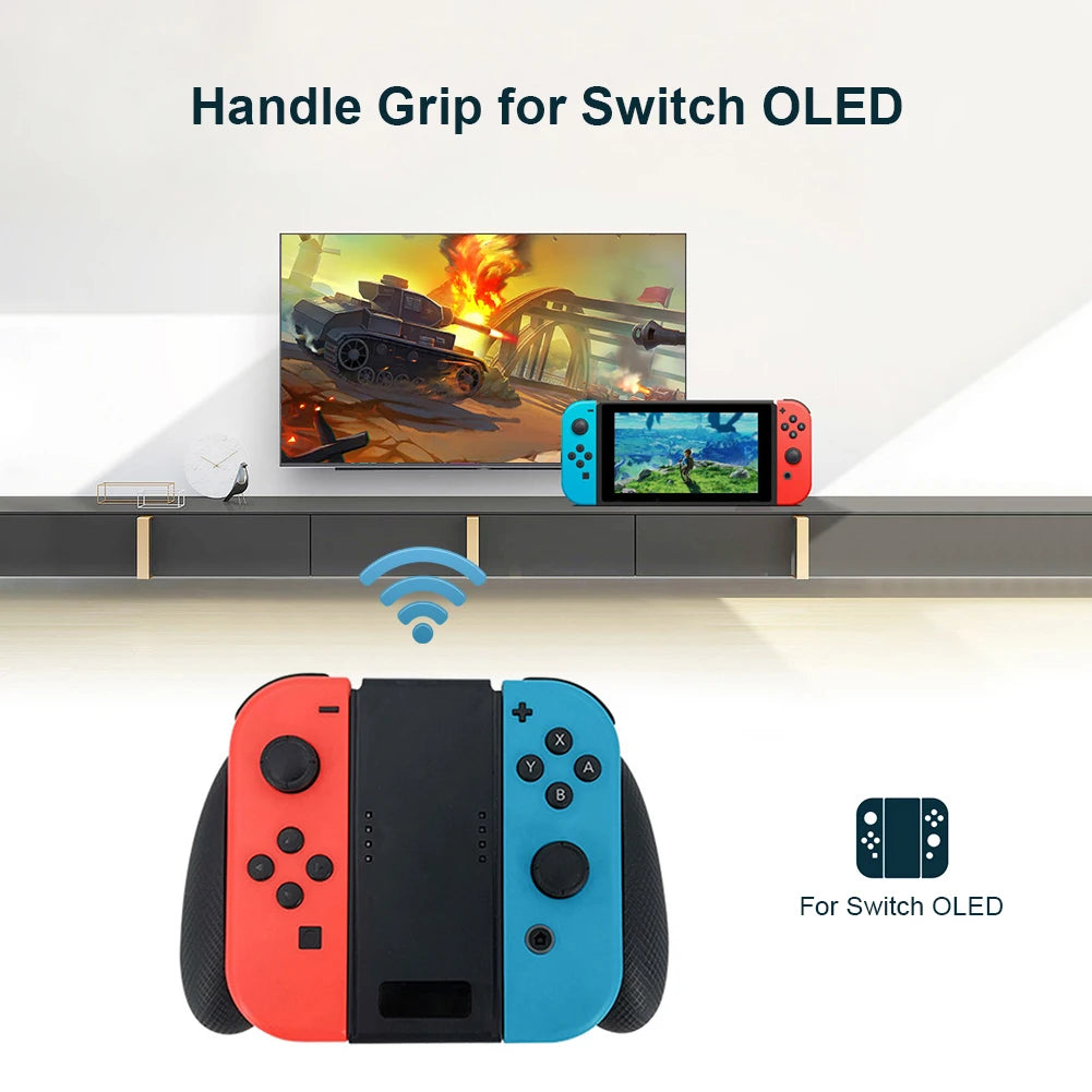 Controller Grip Handle Comfortable Gamepad Joypad Support Bracket Gaming Holder Joystick Accessories For Nintendo Switch OLED
