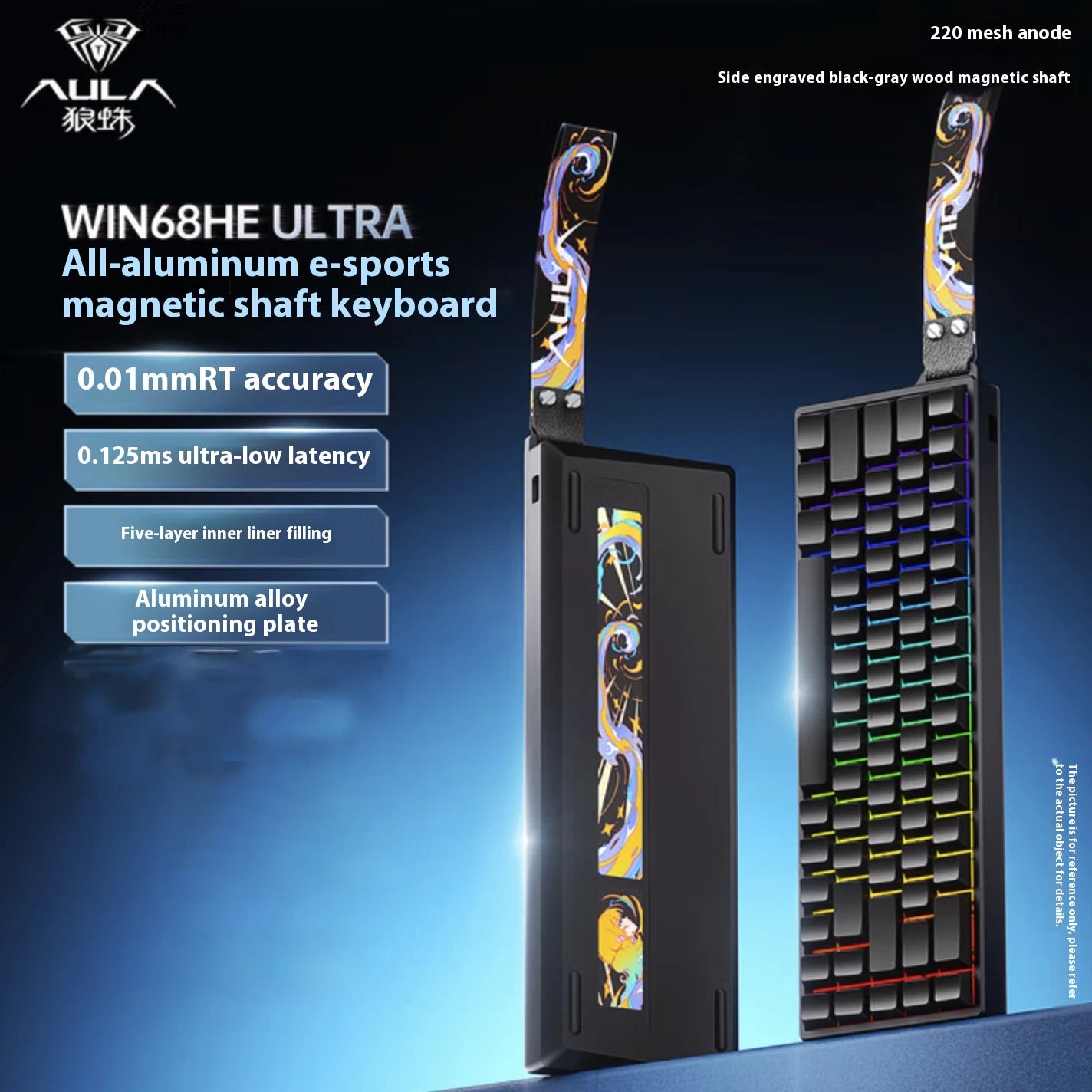 Aula Win60 Win68 He Magnetic Switch Keyboards 8K Gaming Mechanical Keyboard Wired Esports RGB Light Hot-Swap For Pc Gamer Gift