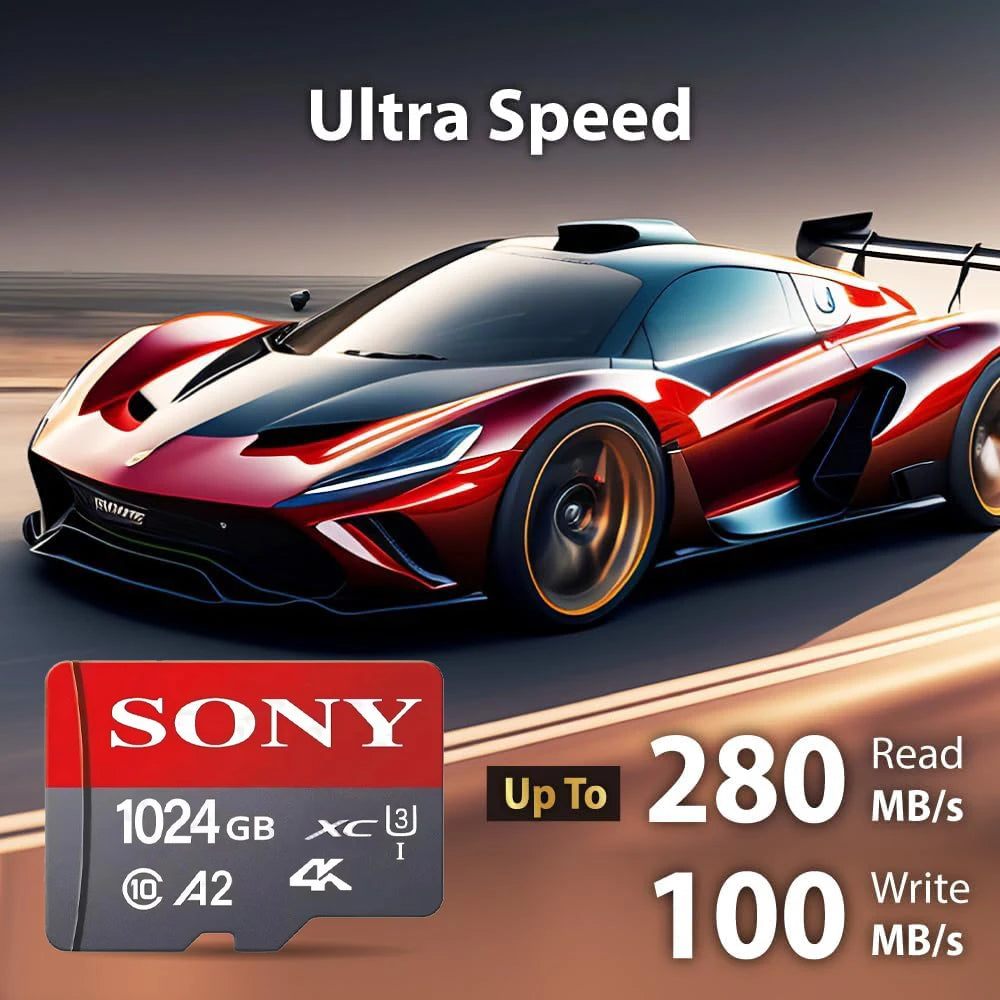 SONY Ultra Micro TF SD Card 1024GB High Speed C10 U3 V30 Memory Card For Drones Cameras SD Card 512GB 256GB 128GB TF Flash Card