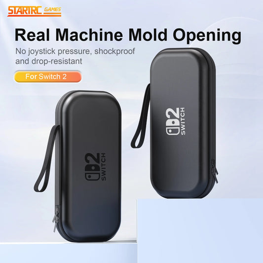 Storage Bag for Nintnedo Switch 2 Portable Hard Carrying Case Shockproof PU Cover for Switch 2 Game Console Accessories